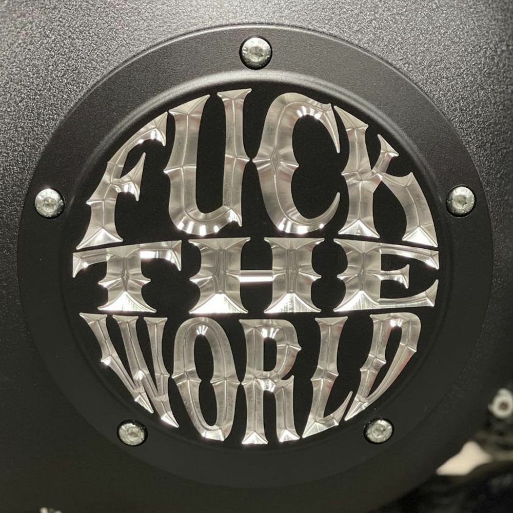 FTW ダービカバー マットブラック Indian Larry Motorcycles 