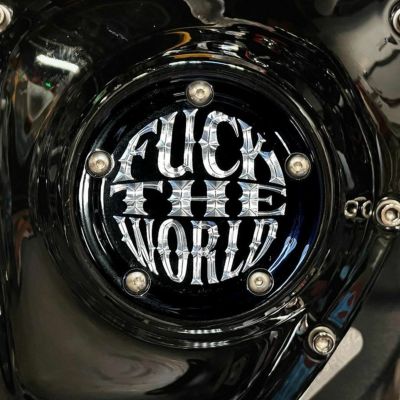 FTW タイマーカバー マットブラック  Indian Larry Motorcycles