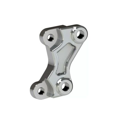 M8ソフテイル 300/340mm用 キャリパー変換アダプター (ポリッシュ) サンダーバイク