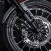 M8ソフテイル ローライダーS/ST、ファットボブ 300/340mm用 キャリパー変換アダプターセット (ブラック)
