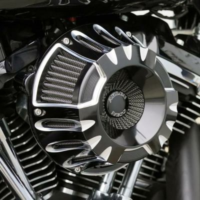 アレンネス ディープカット インバーテッド エアクリーナー ブラック 2024以降ツーリング 2025以降ソフテイル