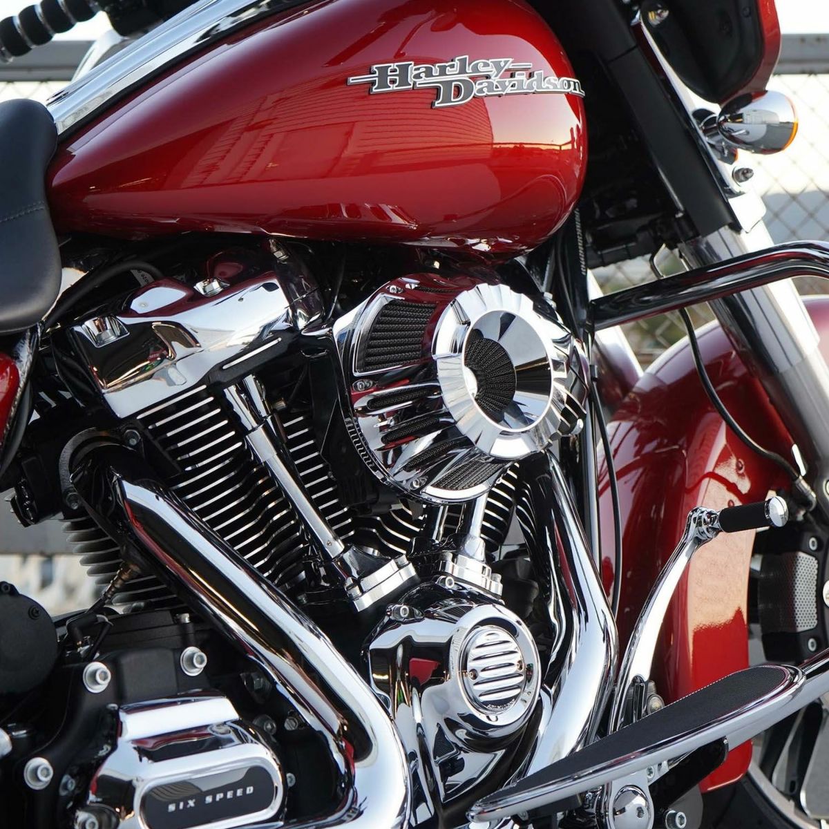 アレンネス ディープカット インバーテッド エアクリーナー クローム 2024以降ツーリンング 2025以降ソフテイル 2