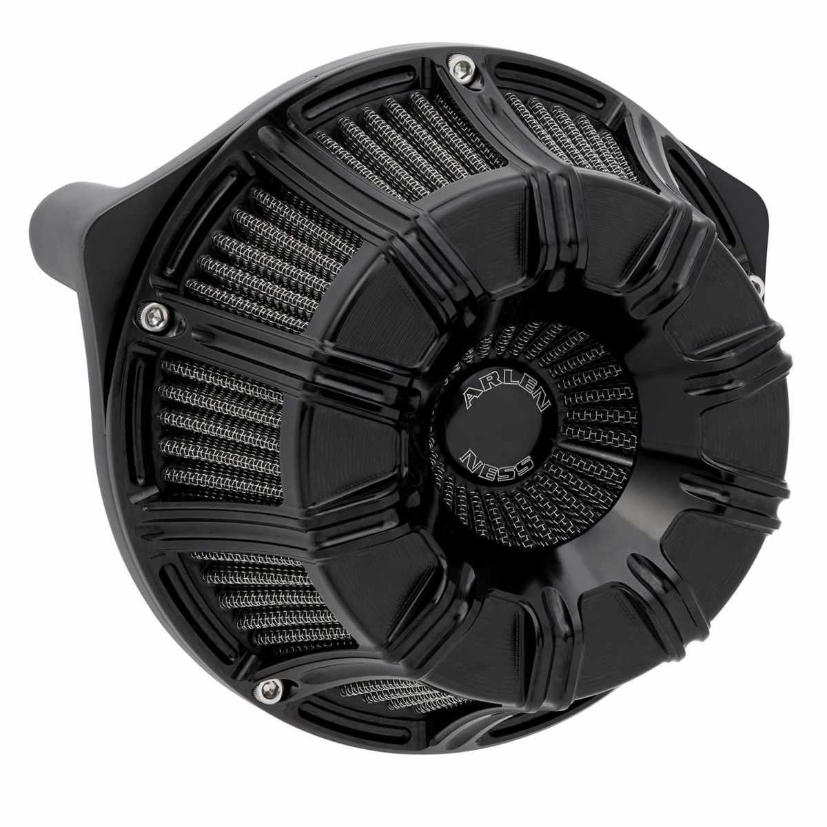 アレンネス 10-GAUGE インバーテッド エアクリーナー オールブラック 2024以降ツーリンング 2025以降ソフテイル 3