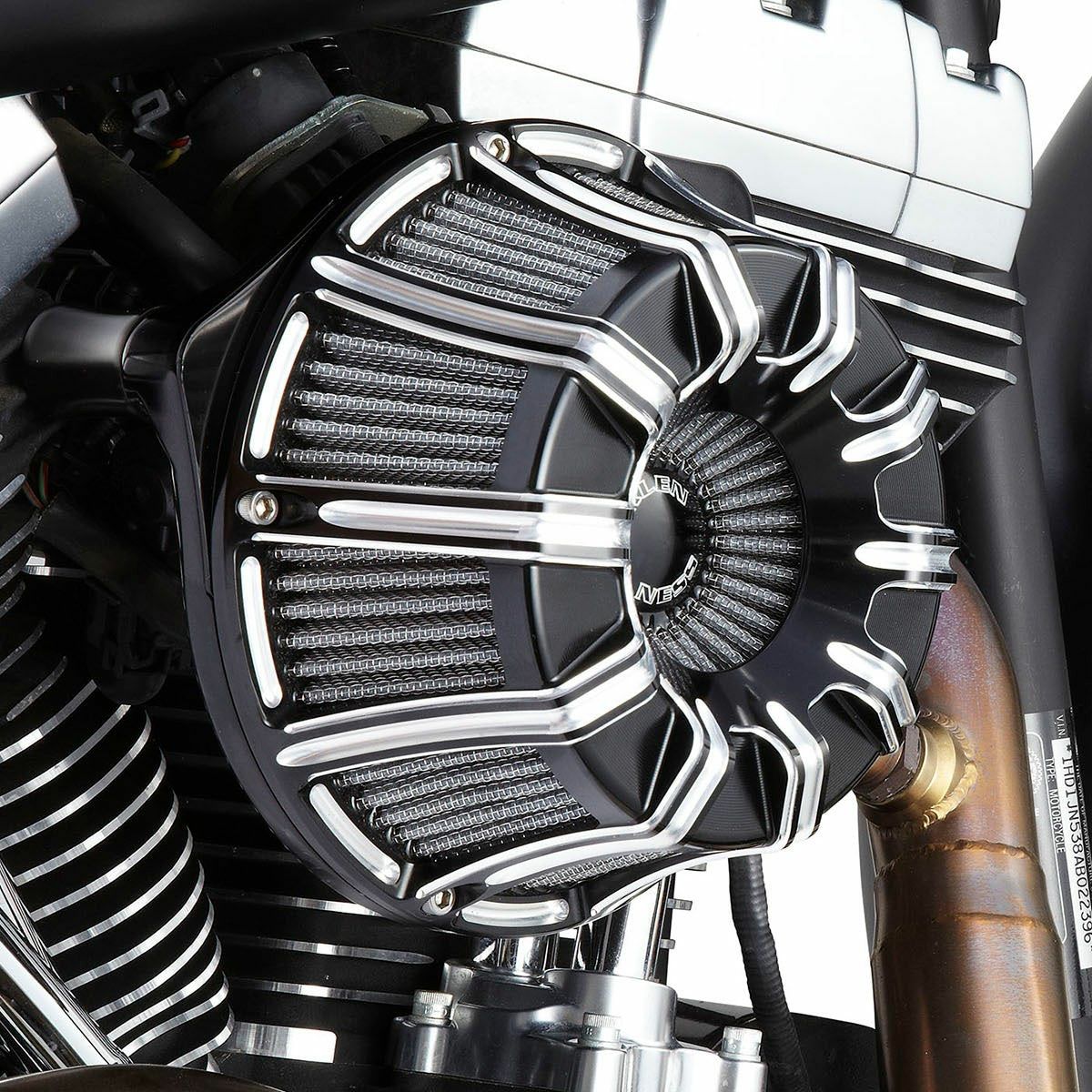 アレンネス 10-GAUGE インバーテッド エアクリーナー ブラック 2024以降ツーリンング 2025以降ソフテイル