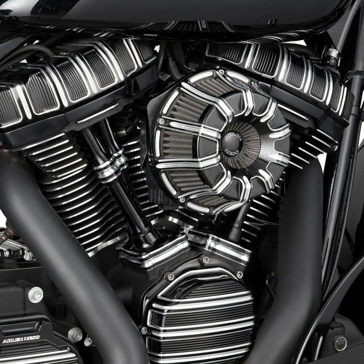 アレンネス 10-GAUGE インバーテッド エアクリーナー ブラック 2024以降ツーリンング 2025以降ソフテイル 2