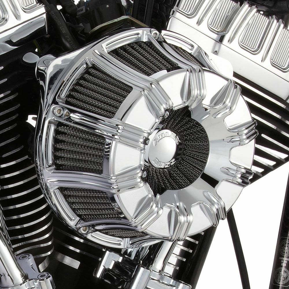 アレンネス 10-GAUGE インバーテッド エアクリーナー クローム 2024以降ツーリンング 2025以降ソフテイル