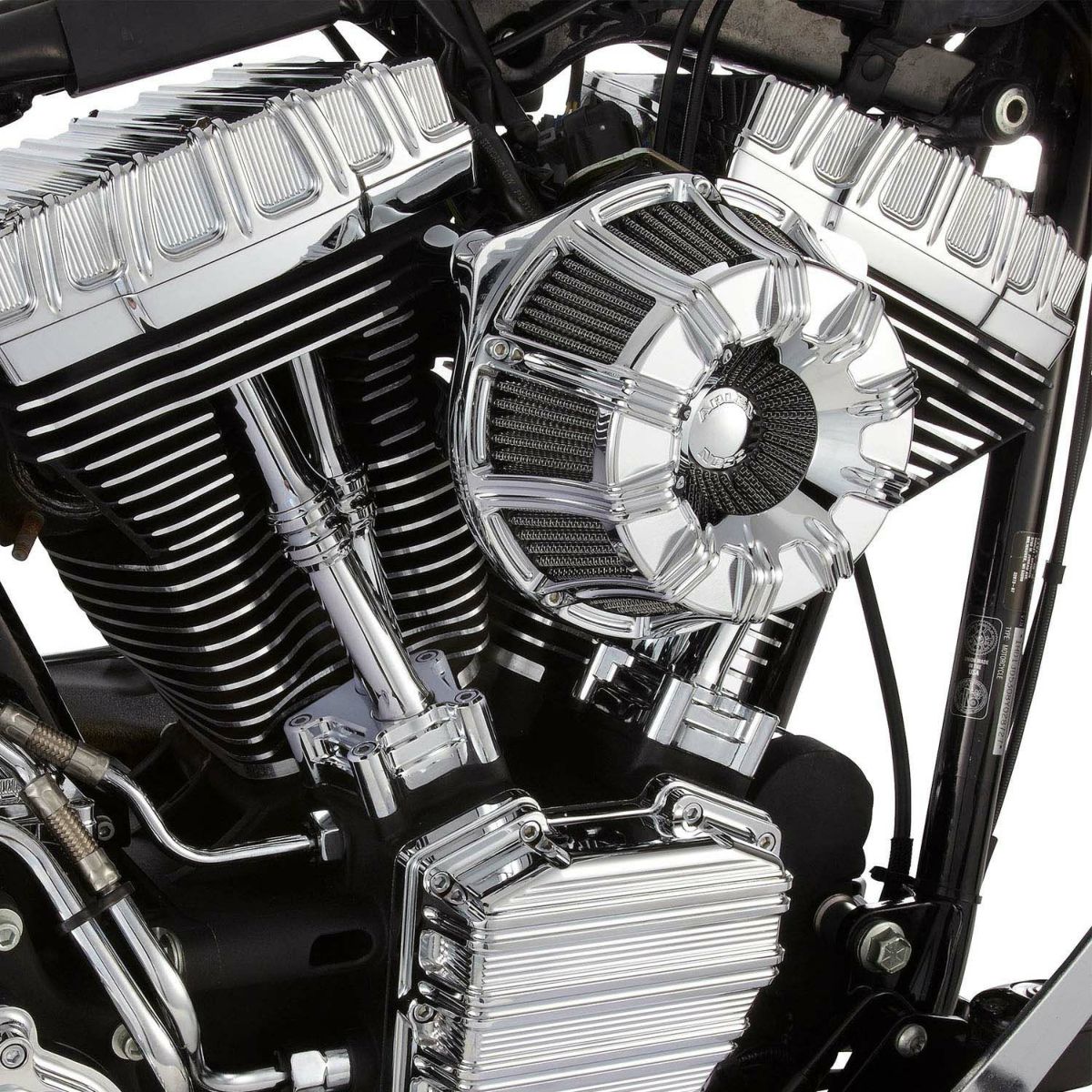 アレンネス 10-GAUGE インバーテッド エアクリーナー クローム 2024以降ツーリンング 2025以降ソフテイル 2