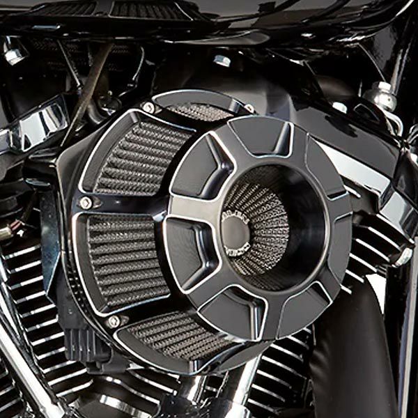 アレンネス Beveled インバーテッド エアクリーナー ブラック 2024以降ツーリンング 2025以降ソフテイル