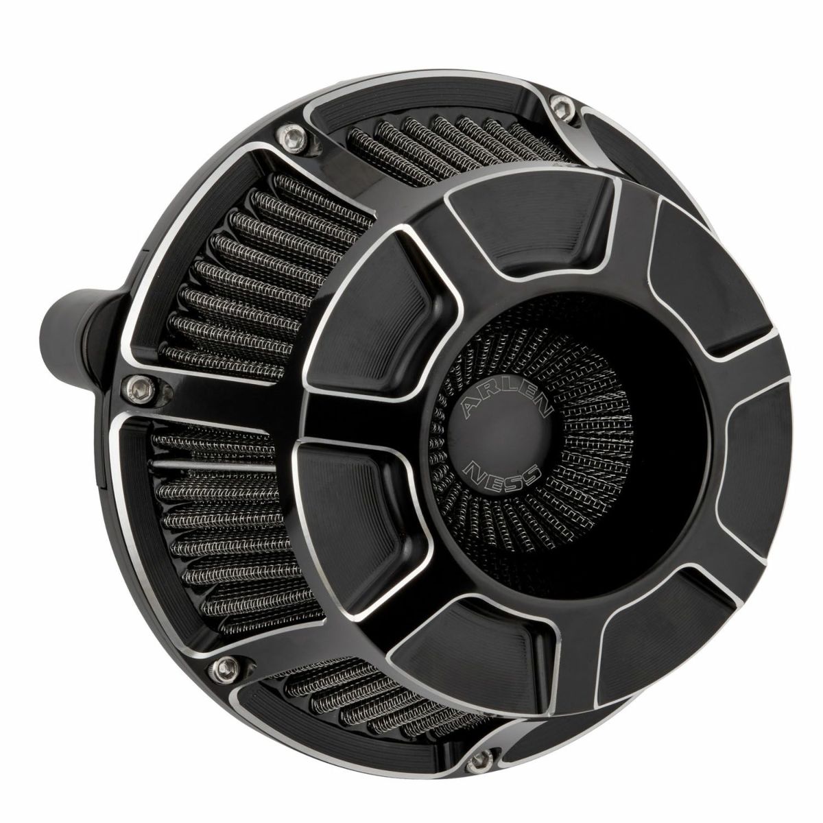 アレンネス Beveled インバーテッド エアクリーナー ブラック 2024以降ツーリンング 2025以降ソフテイル 3