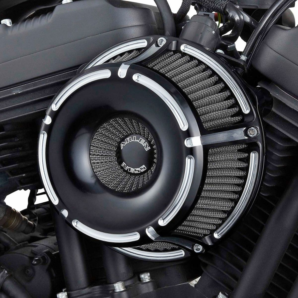 アレンネス Slot Track インバーテッド エアクリーナー ブラック 2024以降ツーリンング 2025以降ソフテイル