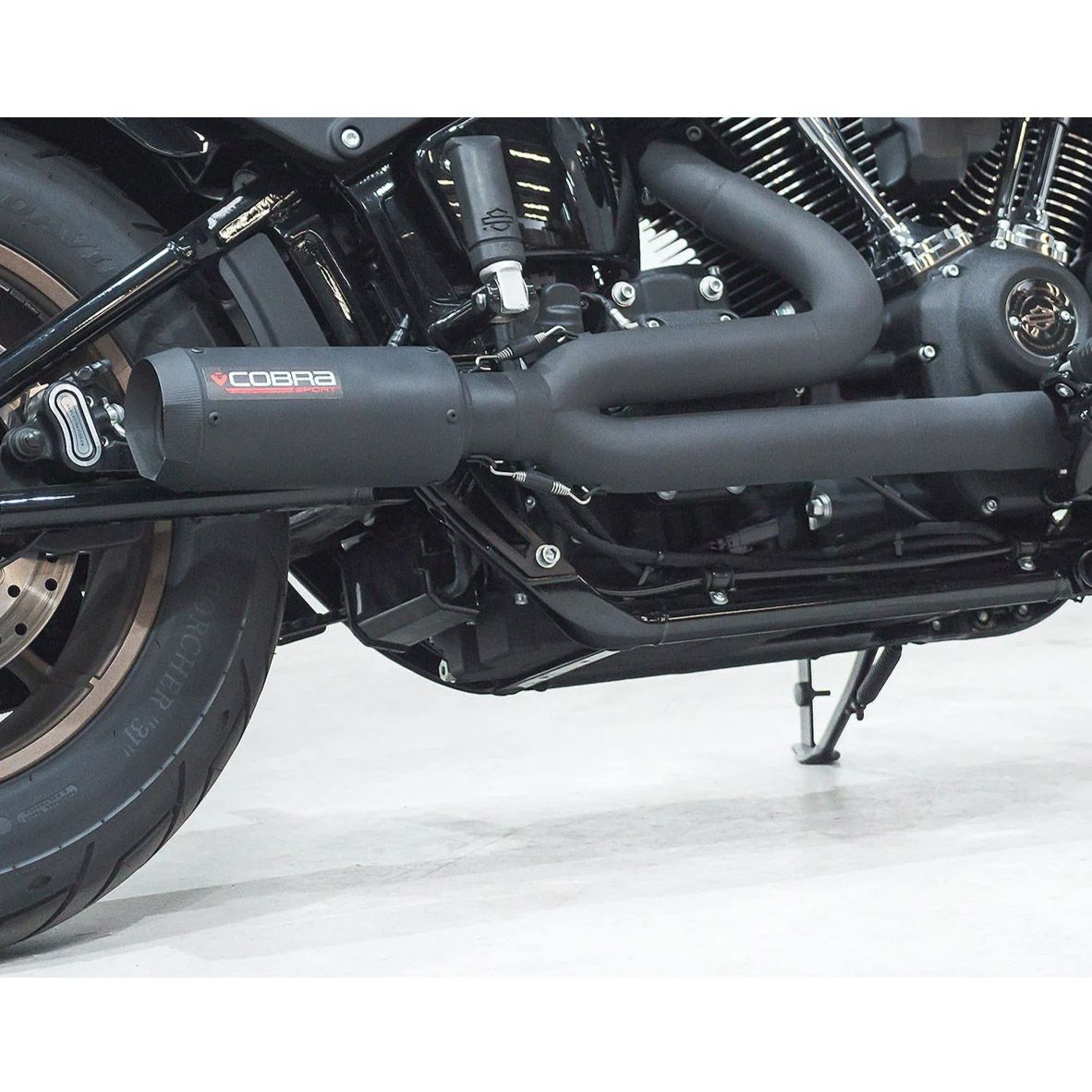 M8ソフテイル ヴェノム GPスタイル 2-1 フルエキゾーストマフラー7