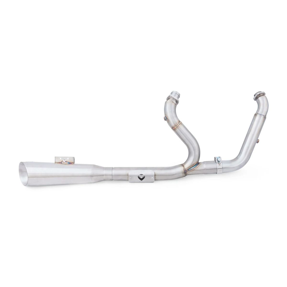  M8 ブレイクアウト、ファットボーイ 2-1 フルエキゾーストマフラー (ポリッシュ)1