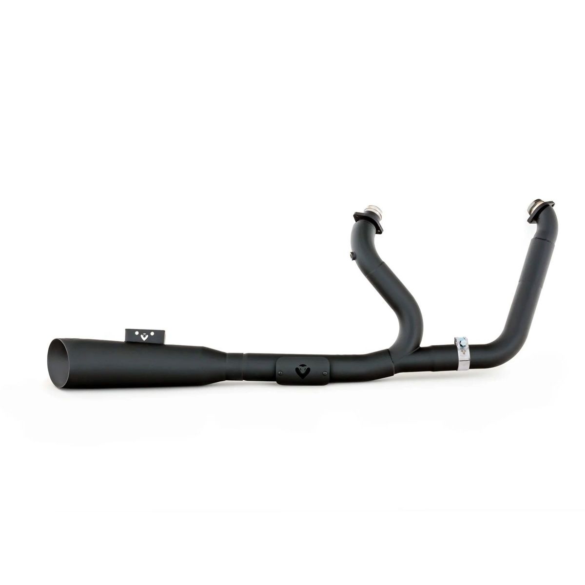 M8 ブレイクアウト、ファットボーイ 2-1 フルエキゾーストマフラー (ブラック)1