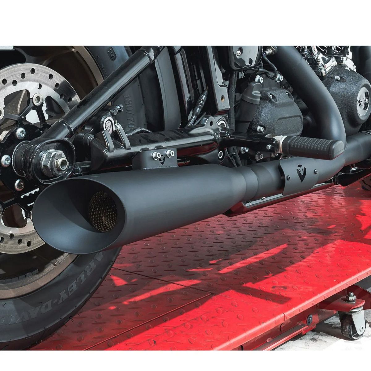 スタンダード パフォーマンス 2-1 フルエキゾーストマフラー (ブラック)3