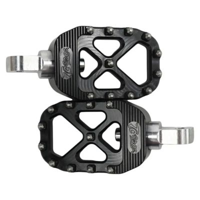 スポーツスター、ダイナ、ソフテイル、FXR MX フットペグ (ブラック) TCブロス