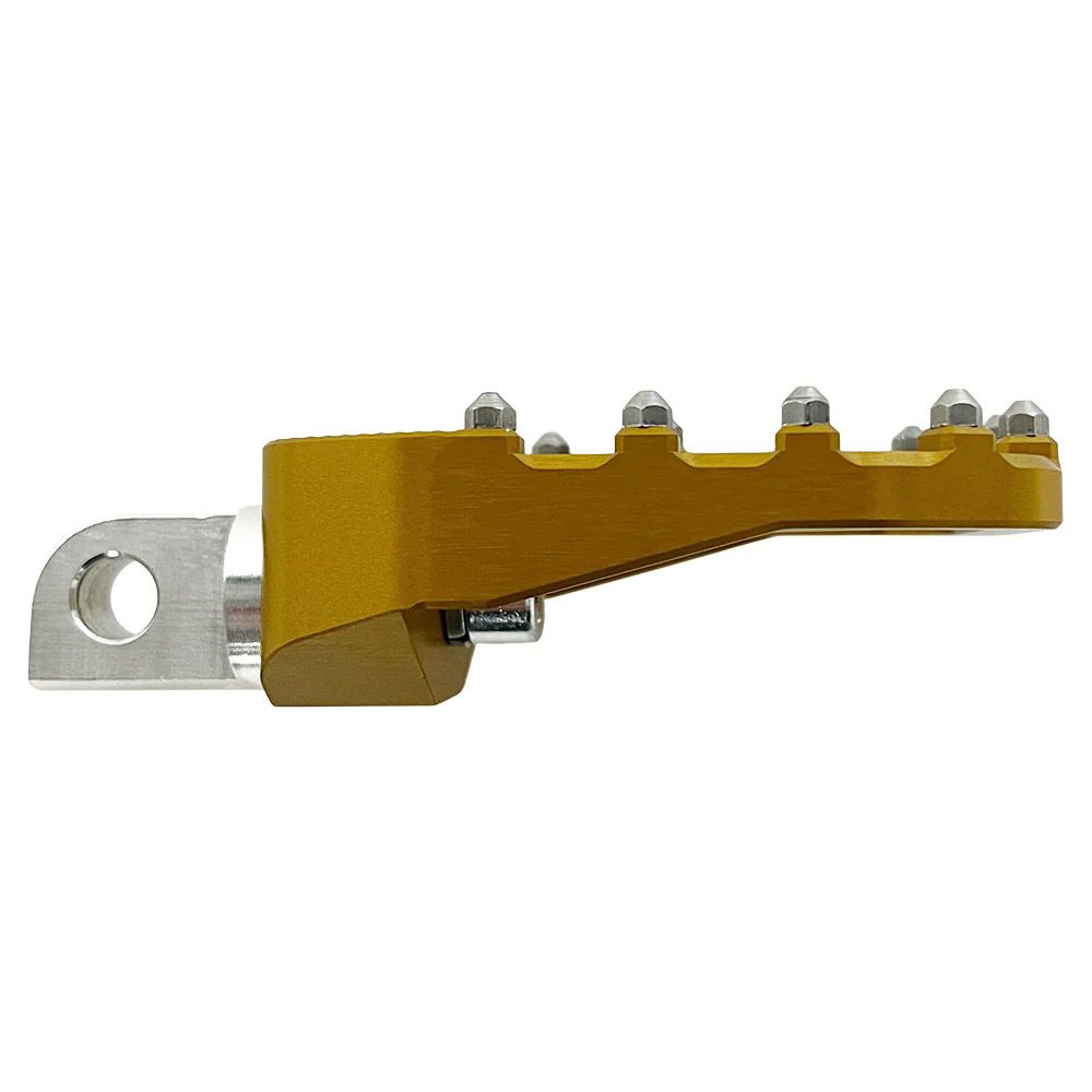 スポーツスター、ダイナ、ソフテイル、FXR MX フットペグ (ゴールド)2