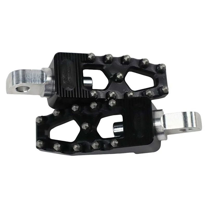 スポーツスター、ダイナ、ソフテイル、FXR MXライト フットペグ (ブラック)