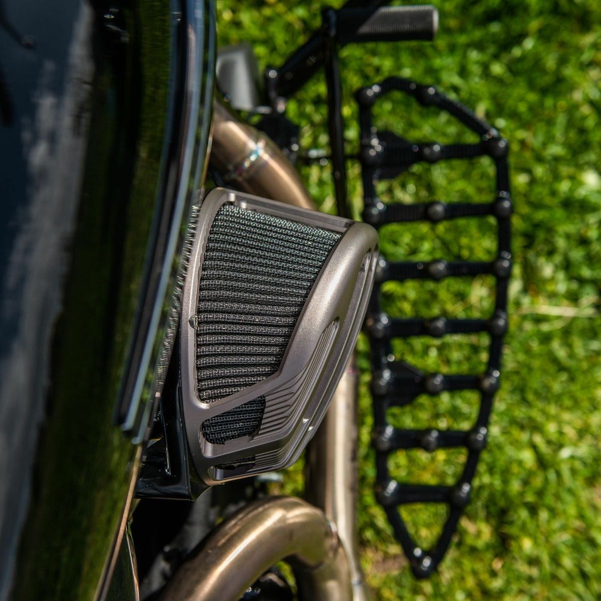 アレンネス SideKick エアクリーナー チタニウム 2024以降ツーリング 2025以降ソフテイル 3