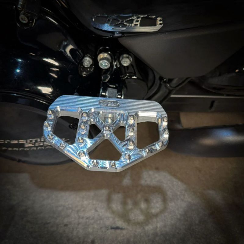 M8ソフテイル MXミニ パッセンジャー フロアボード (シルバー)
