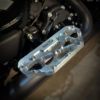 ハーレー ツーリング MX パッセンジャーフロアボード (シルバー)4