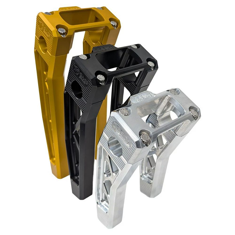  M8 ソフテイル トラススタイル・6インチ プルバックライザー デジタルメーターゲージ付 (シルバー)