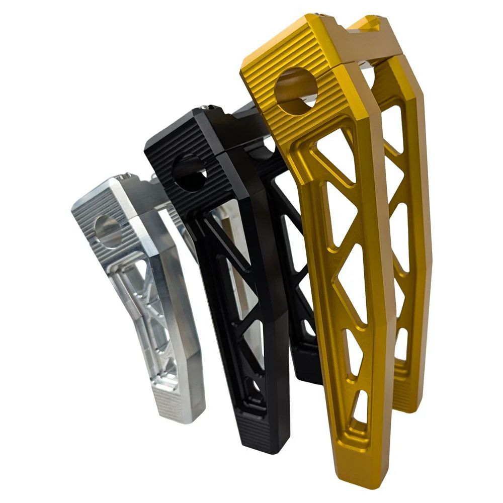 ハーレー用 トラススタイル・8インチ プルバックライザー (シルバー)5