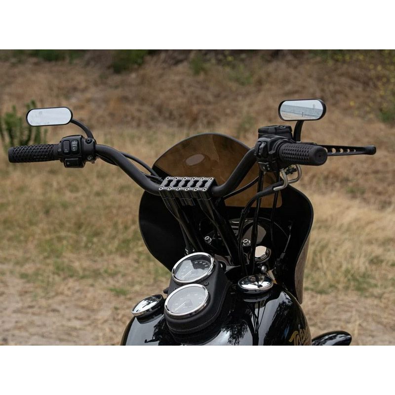 ハーレー用 モジュラー・10インチ ストレートライザー (シルバー)3