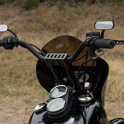 ハーレー用 モジュラー・12インチ ストレートライザー (ブラック) TCブロス