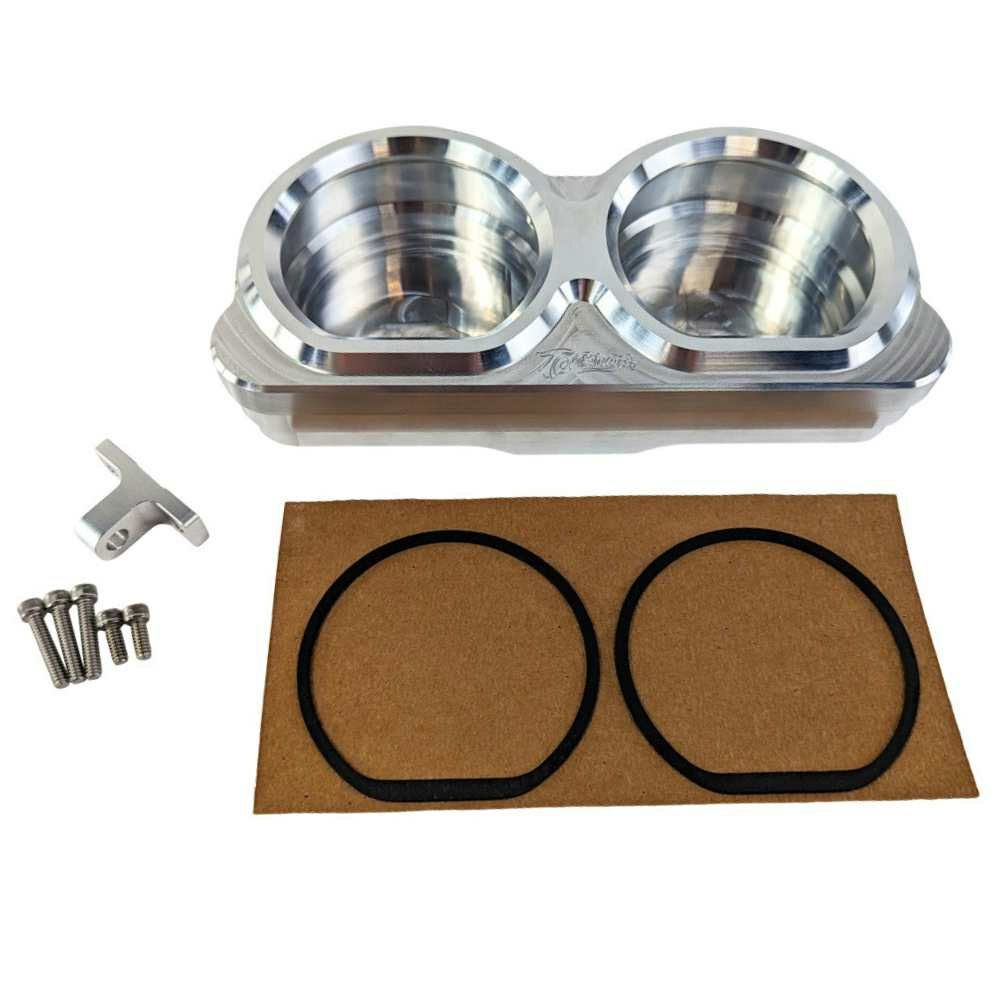 TCブロス モジュラーライザー用 ロードグライド ゲージリロケーションベゼル (シルバー)1