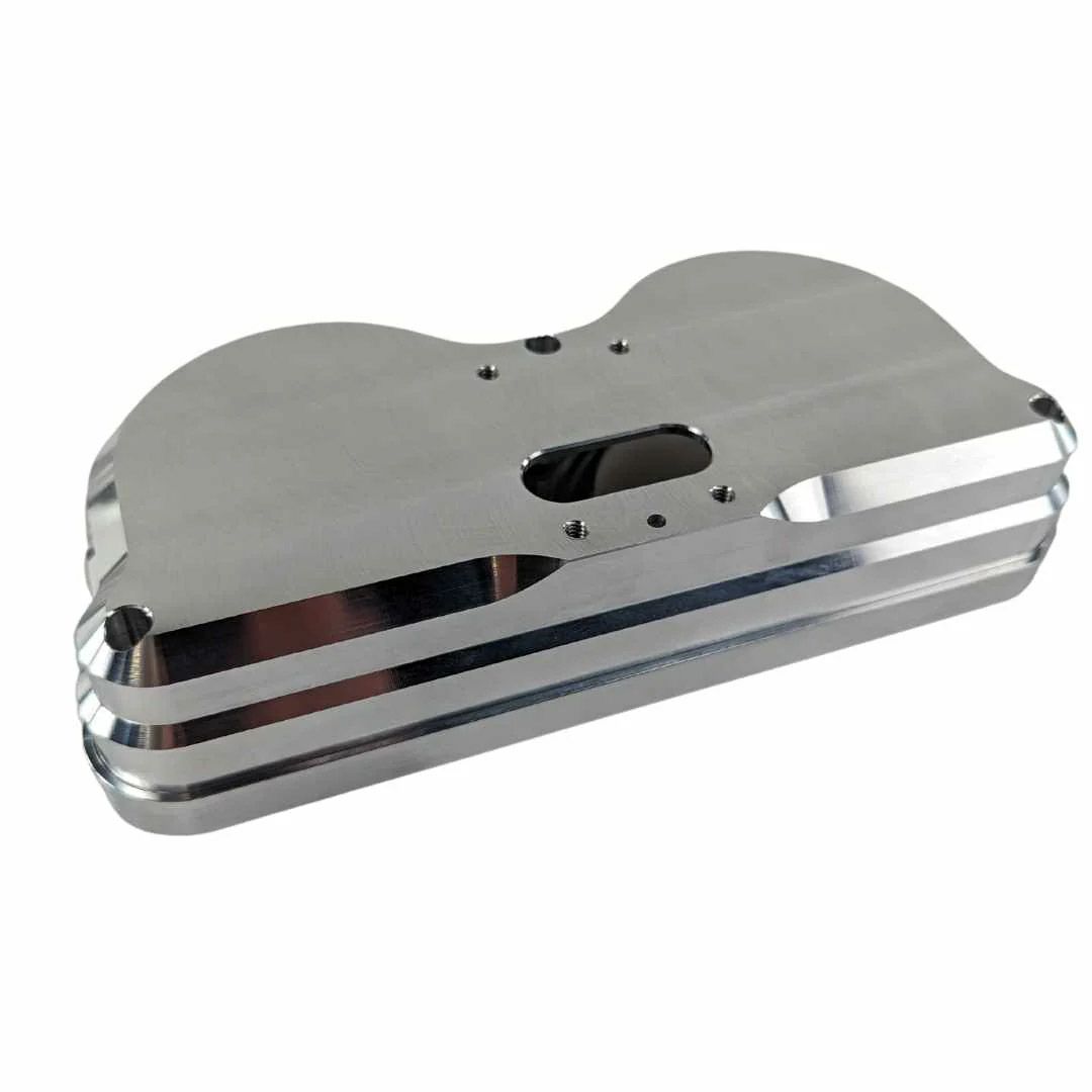 TCブロス モジュラーライザー用 ロードグライド ゲージリロケーションベゼル (シルバー)3