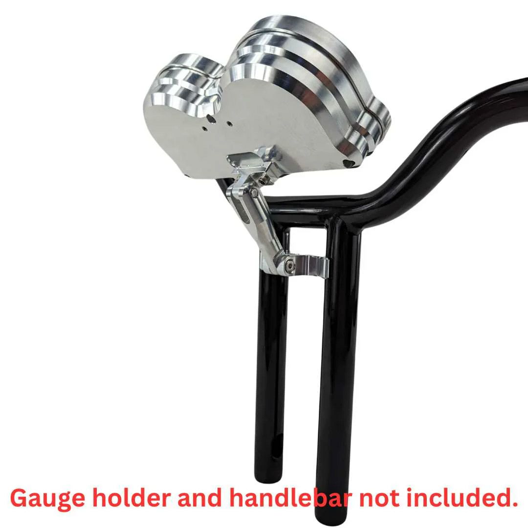 TCブロス モジュラーライザー用 レッグマウントゲージリロケーションブラケット (ブラック)1