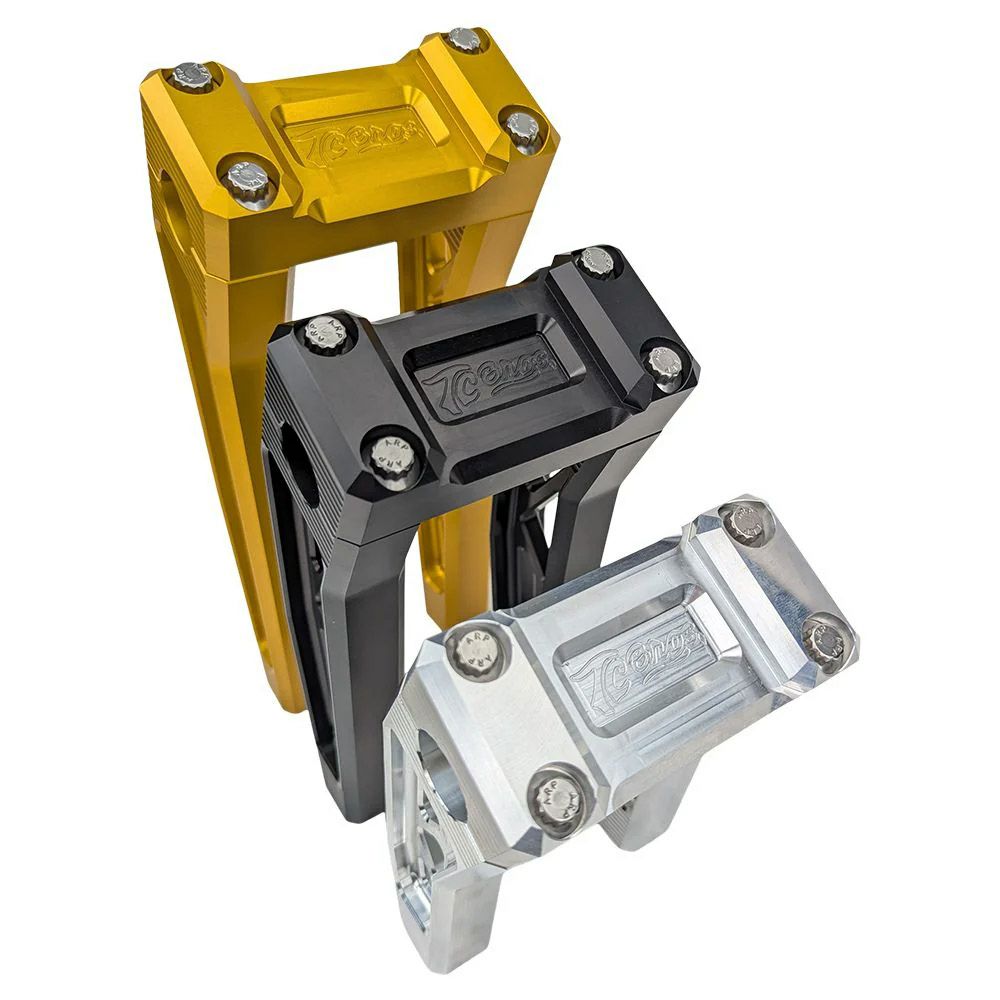  ハーレー用 トラススタイル・8インチ プルバックライザー (ブラック)4