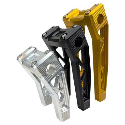 ハーレー用 トラススタイル・10インチ プルバックライザー (ゴールド) TCブロス