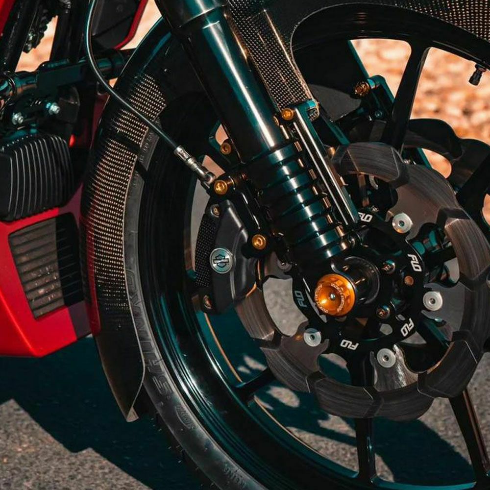  FLO MOTORSPORTS 11.5インチ用 フロントブレーキローター シルバー 