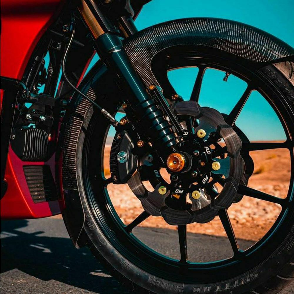  FLO MOTORSPORTS 11.5インチ用 フロントブレーキローター ゴールド 