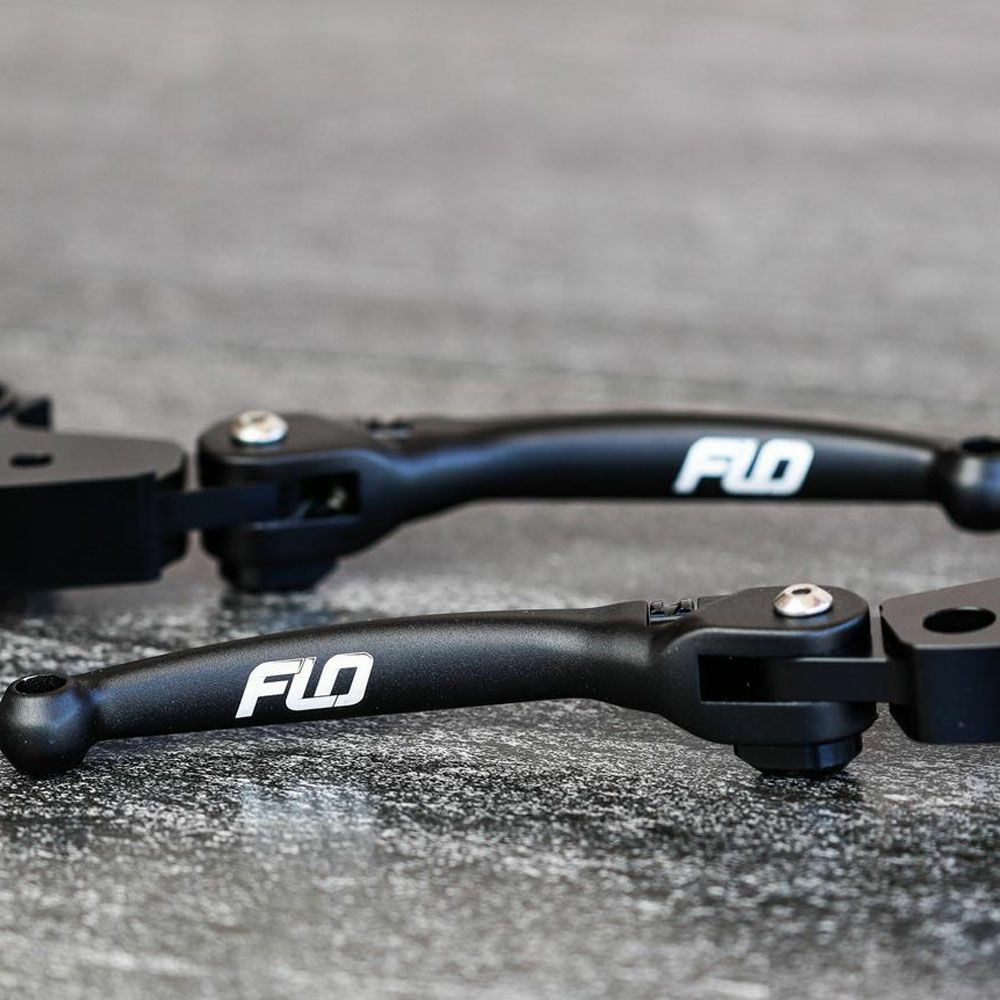  2024以降 FLHX FLTRX MXスタイル アジャスタブルレバー ブラック FLO Motorsports 