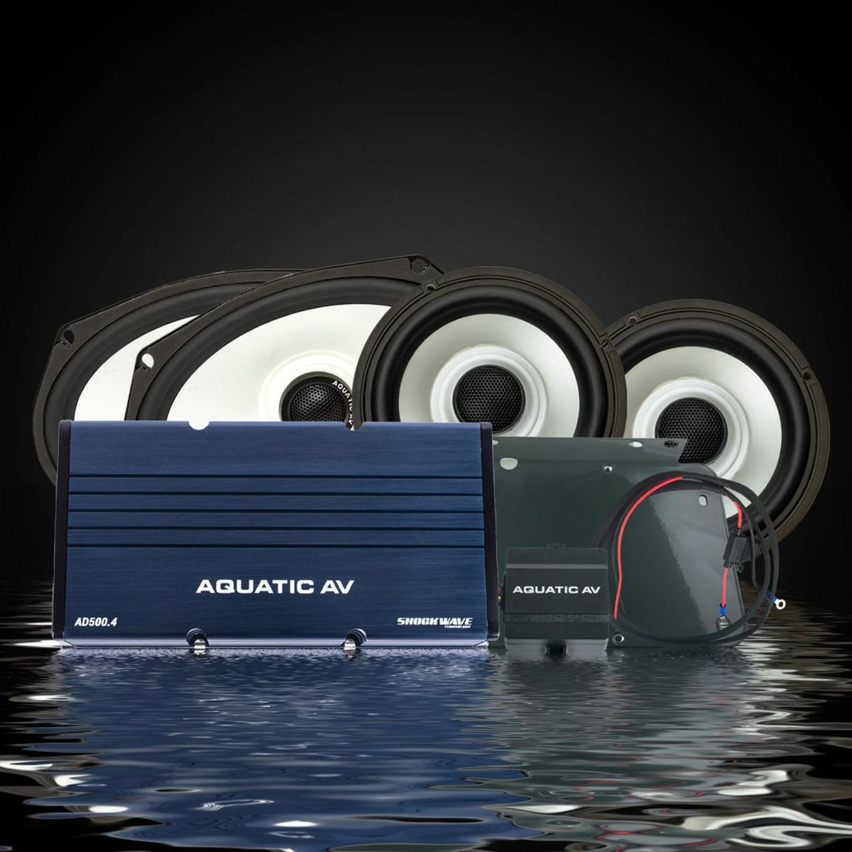 2015～2023 ロードグライド RGBスピーカー/300Wアンプセット1