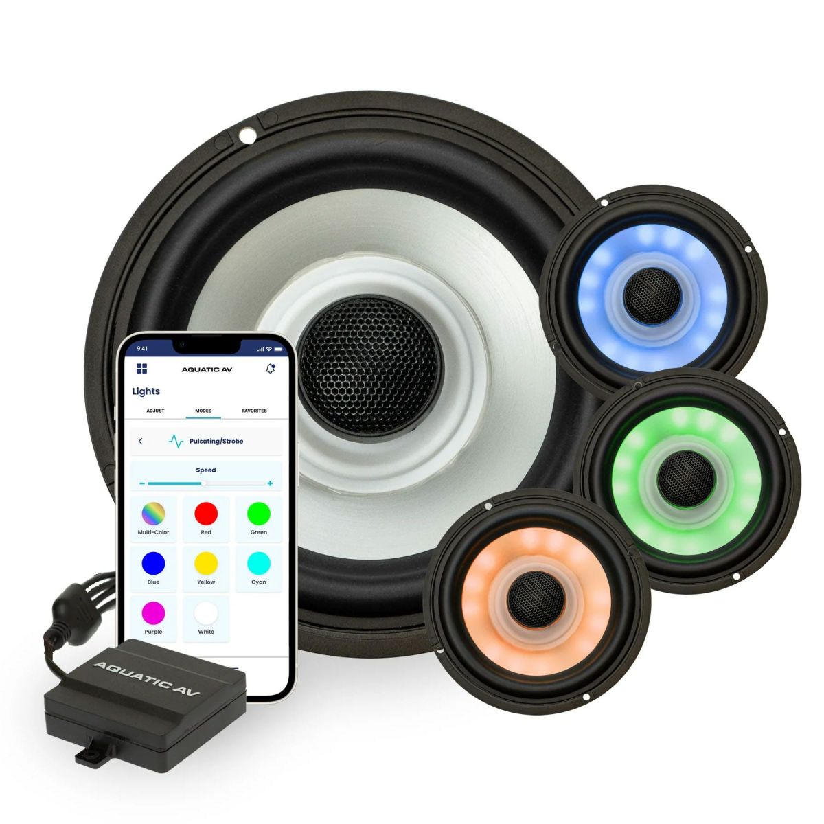 2014～2023 ストリートグライド、エレクトラグライド RGBスピーカー/300Wアンプセット2