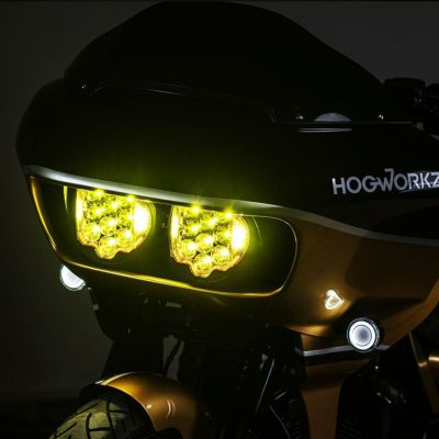 2015～2023 ロードグライド ゴールドトゥース・LEDパフォーマンスヘッドライト ホグワークズ