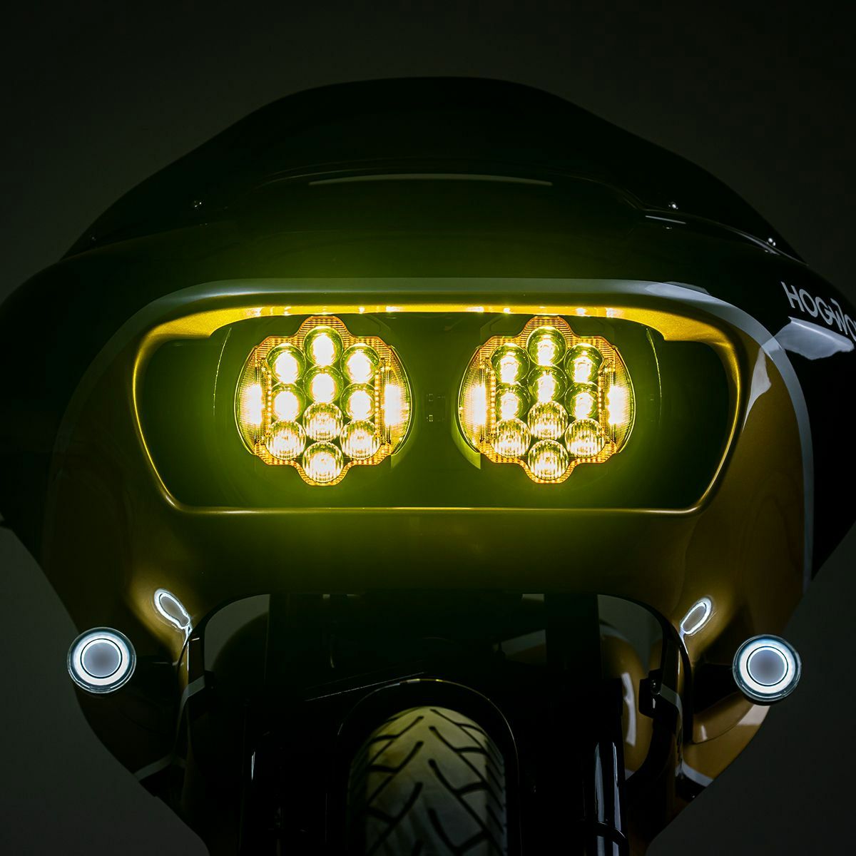 2015～2023 ロードグライド ゴールドトゥース LEDパフォーマンスヘッドライト1