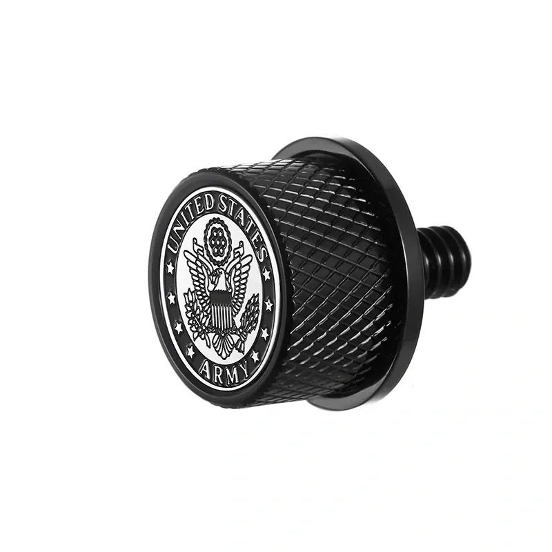 ハーレー シートスクリュー USアーミーデザイン (ブラック)