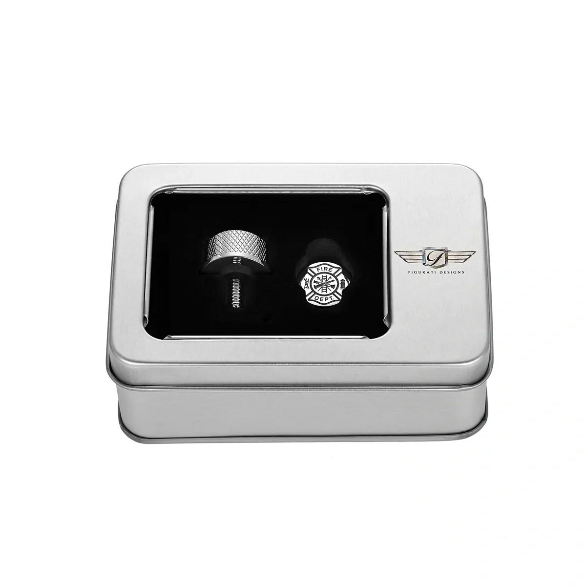 ハーレー シートスクリュー 消防士マルタ十字デザイン (シルバー)2