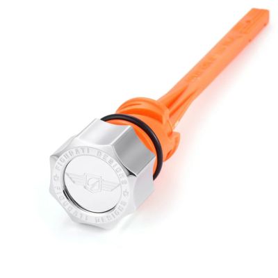 M8 ソフテイル マグネット付オイルディップスティック カーブヘッド (シルバー) フィグラティデザイン