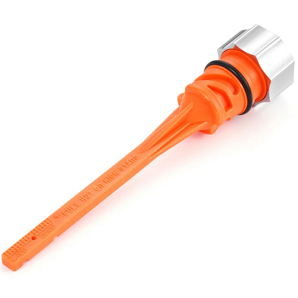 M8 ソフテイル マグネット付オイルディップスティック カーブヘッド (シルバー)1