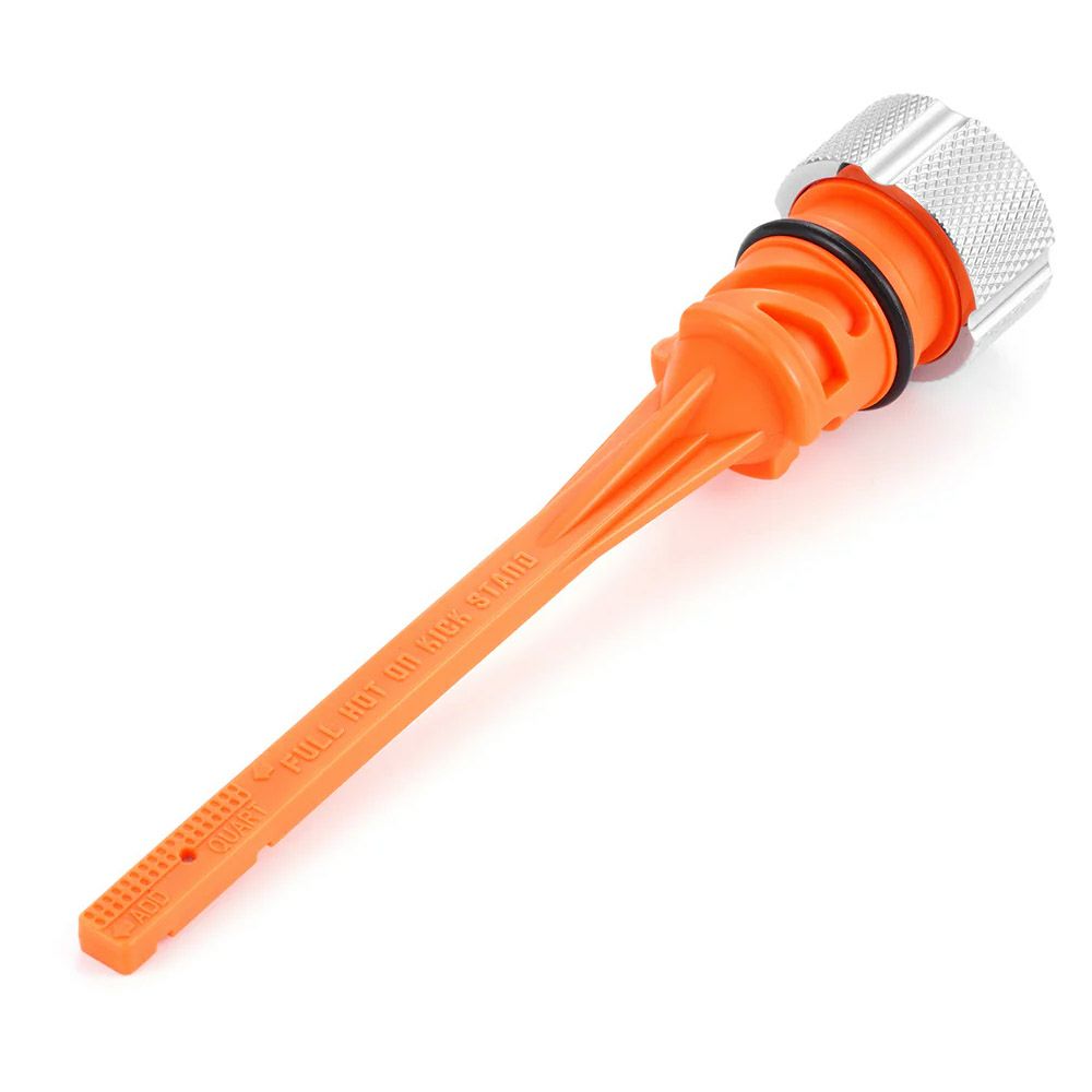 M8 ソフテイル マグネット付オイルディップスティック ナールヘッド (シルバー)1