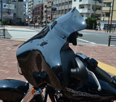 ナショナルサイクル(National Cycle) ウエーブ・ウインドスクリーン　ダークスモーク　133mm