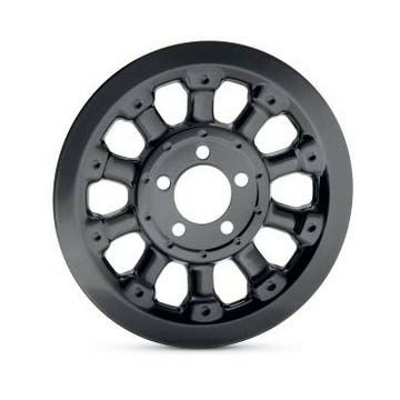 マグナム5・スプロケットカバー　グロスブラック　ソフテイル、ツーリング-01