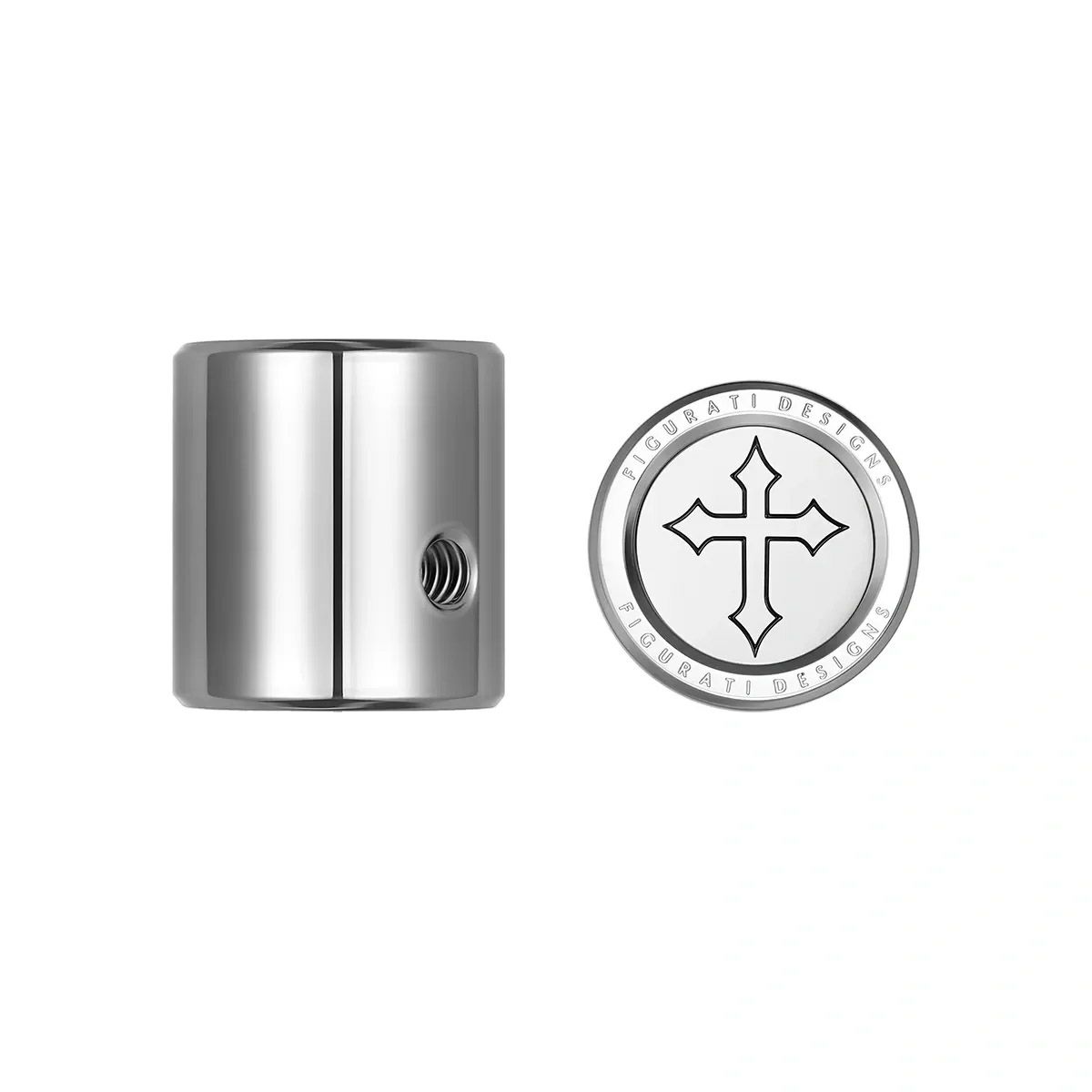 ツーリング クロスデザイン ヒール&トウシフターカバー (シルバー)1