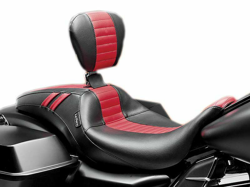 Le Pera OUTCAST GT レッド プリーツ WITH バックレスト 2024以降 FLHX FLTRX 