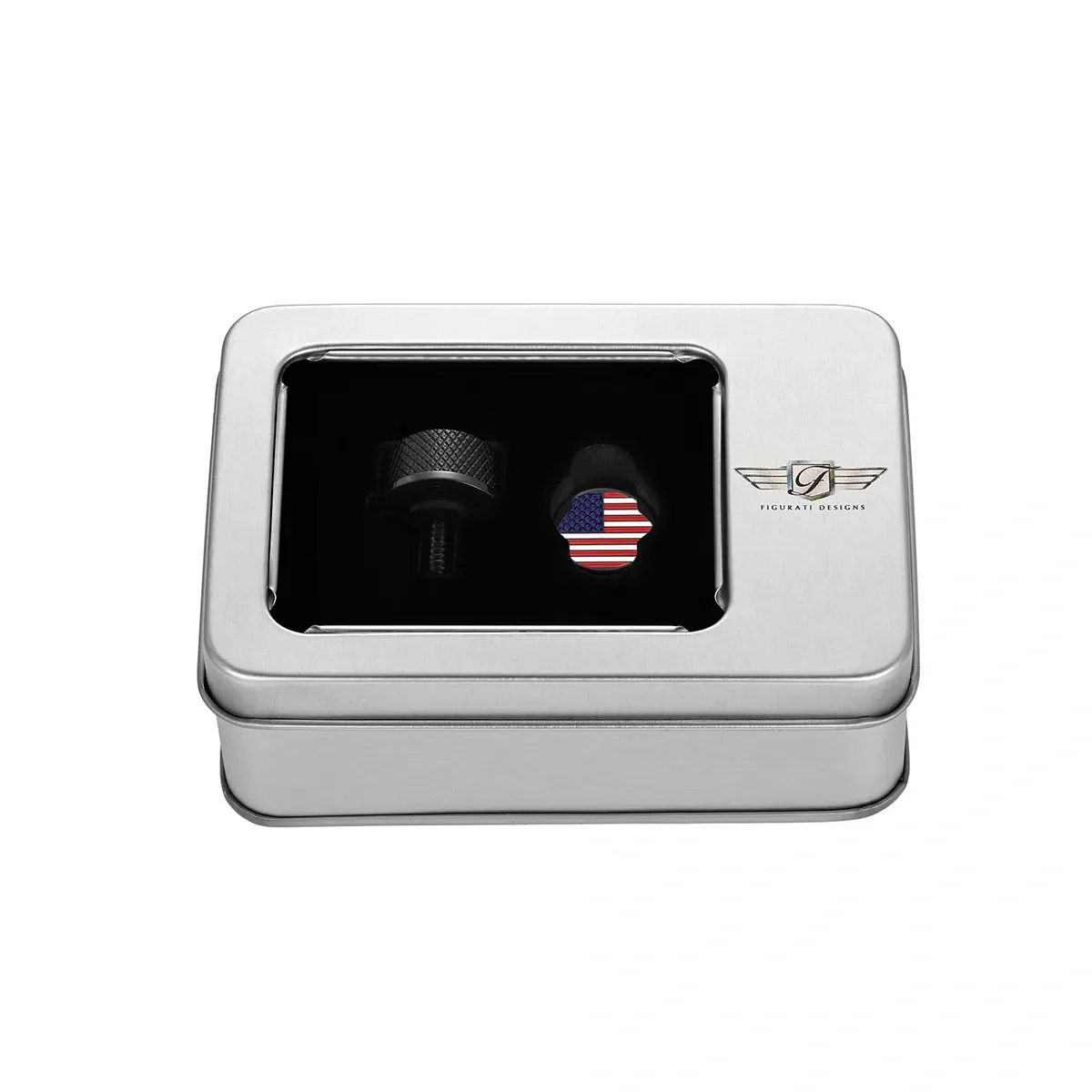 ハーレー シートスクリュー カラー星条旗デザイン (ブラック)2